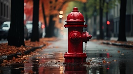 Image of red fire hydrant.