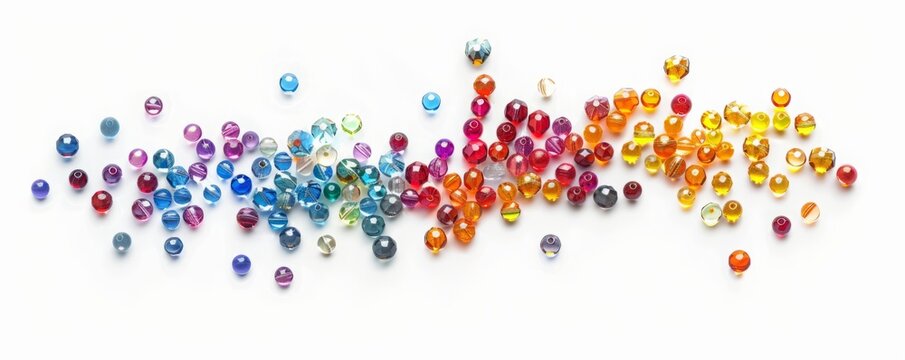 colored glass balls background.