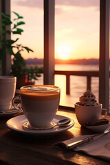 Sunset Coffee Break