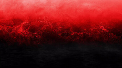 Red to black Color Abstract textured Background red steam on a black background. Copy space.