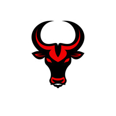 bull logo design, logos, sign 