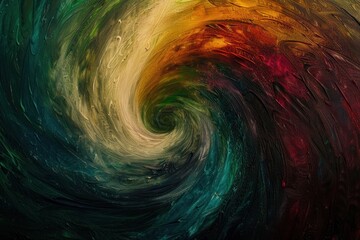 Chaotic swirls of color and texture for design