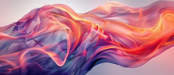 Obraz premium intertwining tech lines, data flow, an abstract technology background.