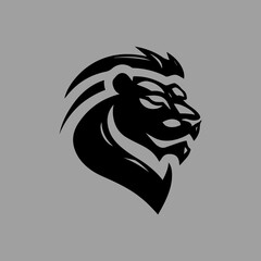 lion head logo design, logos 