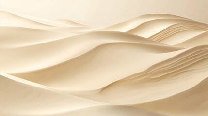 Abstract cream background with a milky wave texture, swirling liquid flow, and gradient splash pattern. Satin ripple and creamy silk spread evoke a sense of smooth syrup