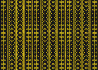 和柄曲輪繋ぎ　和紙素材_黒&times;金