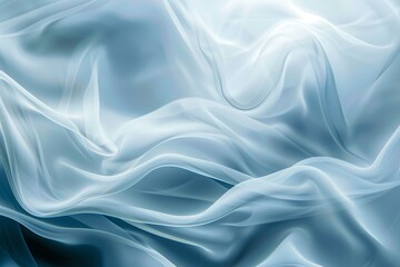 Obraz premium Abstract Soft Silky Background - Liquid Flowing Blue Backdrop