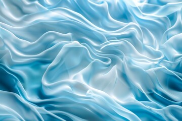 Obraz premium Abstract Soft Silky Background - Liquid Flowing Blue Backdrop