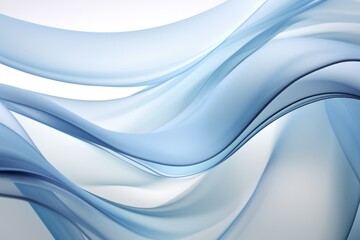 Abstract Motion in Light Blue - Modern Futuristic Soft and Smooth Background