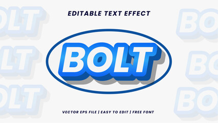 Text Effect bolt