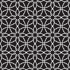 Fototapeta premium Seamless pattern. Decorative wallpaper in the Gothic style. Vector illustration.
