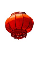 Chinese lamp black white ceremony Red