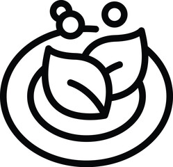 Herbal natural soap icon outline vector. Organic cosmetic product. Bio hygienic soap bar