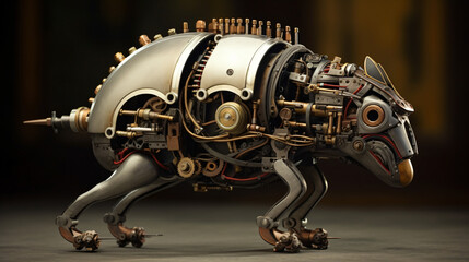 Mechanical Menagerie  Clockwork Animals Roam Steampun