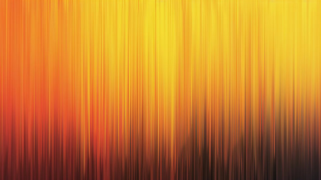 Gradient vertical orange yellow  black lines background blur stripes abstract waterfall banner