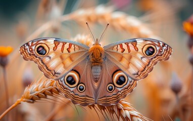 A Macroscopic View of a Mahogany Butterfly