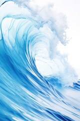 Ocean waves background, Big wave backdrop, Massive water waves, White sea foam, Powerful wave scene, ocean, water, generative AI, JPG