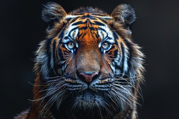 Beautiful tiger close up