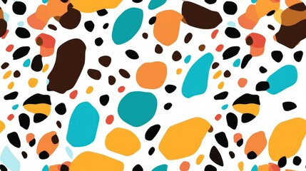 Fototapeta premium leopard pattern texture,camouflage leopard vector, leopard fur texture or abstract pattern are designed for use in textile, wallpaper, fabric, curtain, carpet, clothing, Batik, background, Embroidery 