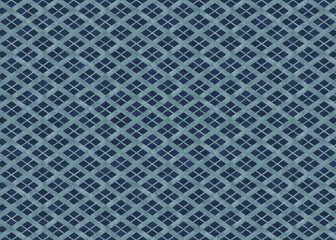 和柄武田菱　和紙素材_青