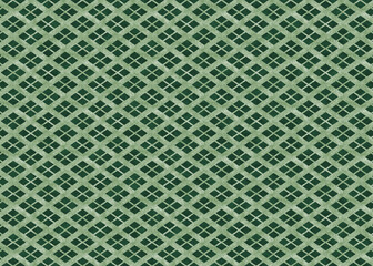 和柄武田菱　和紙素材_緑