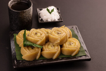 Kanom Kluay is Thai Steamed Banana Cake.