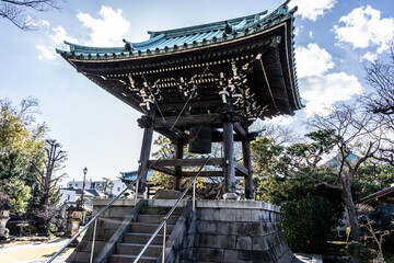 The bell installed at a temple in Musashi-Kosugi_04