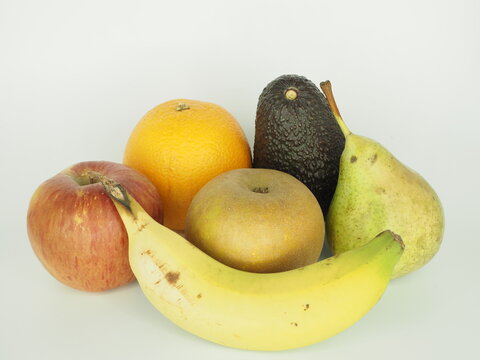 Frutas fondo plano