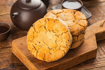 Chinese Tea: Walnut Crispy Cake
