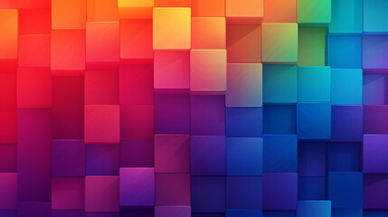 Rectangular blocks with gradient color transitions a