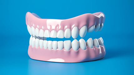 Fototapeta premium Dentistry, demonstrating potential advances in dental science and research