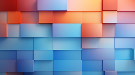 Rectangular tiles with a gradient color transition cre