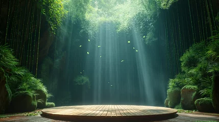 Gordijnen Enchanted Forest Stage © jay juan