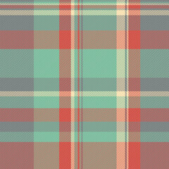 Textile tartan pattern of background plaid texture with a seamless vector check fabric.