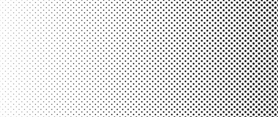 Blended  black line star on white for pattern and background,  Abstract geometric texture collection design. 