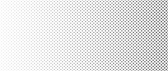 Blended  black line star on white for pattern and background,  Abstract geometric texture collection design. 