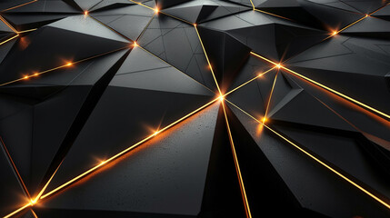 Black abstract background. PowerPoint and Business background.