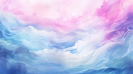 Fototapeta na wymiar Water Drawn Curve Water Wave Abstract Elegant Background. Amazing Soft Colored Liquid Abstract Scene Digital AI Generated Illustration. 