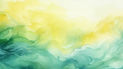 Fotobehang Water Drawn Curve Water Wave Abstract Elegant Background. Amazing Soft Colored Liquid Abstract Scene Digital AI  Generated Illustration.  © Artificial Ambience