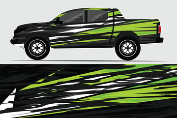 Abstract background racing car wrap graphics for vinyl wraps and stickers