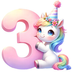Cute unicorn hugs number 3