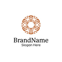 elegant and modern ornamental decorative pattern mandala logo
