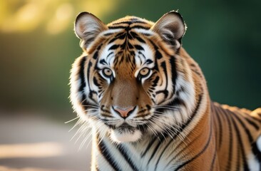 Obraz premium Сlose up image of a tiger