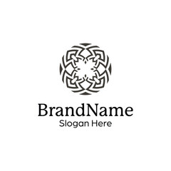 elegant and modern ornamental decorative pattern mandala logo