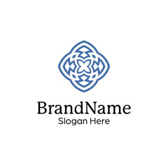 elegant and modern ornamental decorative pattern mandala logo