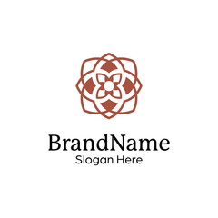 elegant and modern ornamental decorative pattern mandala logo