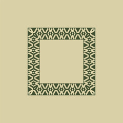 modern ornamental square frame border decorative pattern