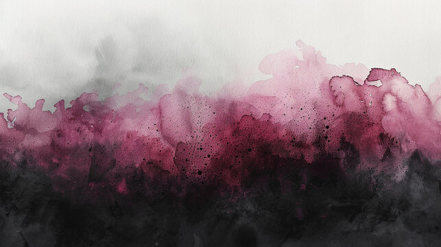Black and Burgundy watercolor texture