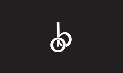 OB, BO, O, B Abstract Letters Logo Monogram	