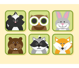 emoction funny cartoon sets - eps 10